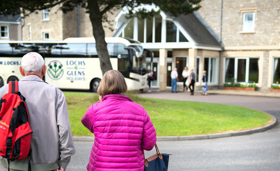 Guests at Loch Tummel